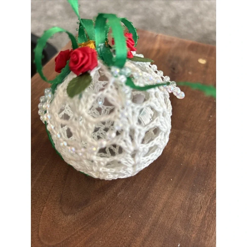 Vintage Crocheted Christmas Ornament
